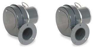 Dayton 1TDN7 Round Permanent Split Capacitor OEM Specialty Blower (2-(Pack))