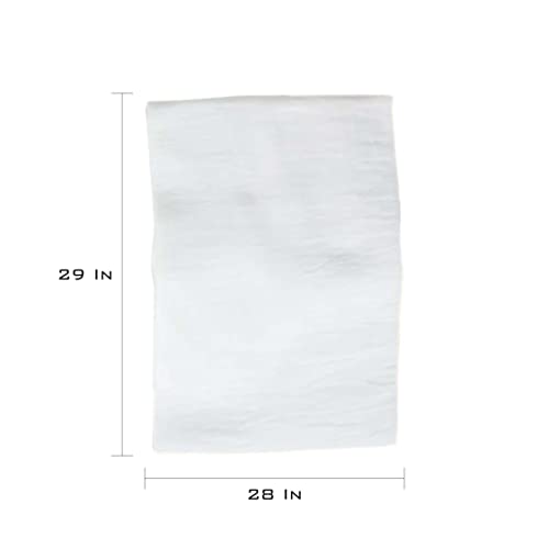 SEDLAV Flour Sack Kitchen Towel Set - White (5)