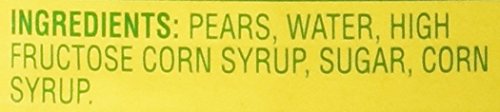 Del Monte, Northwest Sliced Pears, Bartlett Pears in Heavy Syrup, 15.25oz Can (Pack of 6)