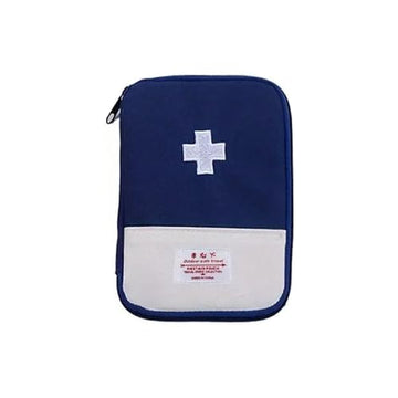 SEDLAV Empty 1st Aid Bag - Lightweight & Sturdy, Organized First Aid Kit Bag with Section Dividers, Netted Pockets, Cross Symbol - Customize for Car or Home
