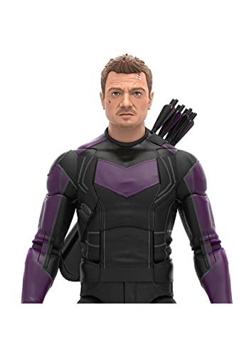 Marvel Legends Series MCU Disney Plus Marvel’s Hawkeye Action Figure 6-inch Collectible Toy, 4 Accessories and 1 Build-A-Figure Part