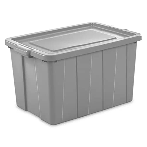 30 Gallon Tuff1 Tote Plastic, Cement, Set of 4