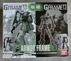 Gundam G Frame 13 MS-06F-2 ZakuIIF2 Armor Set 40A+40F with Action Frame