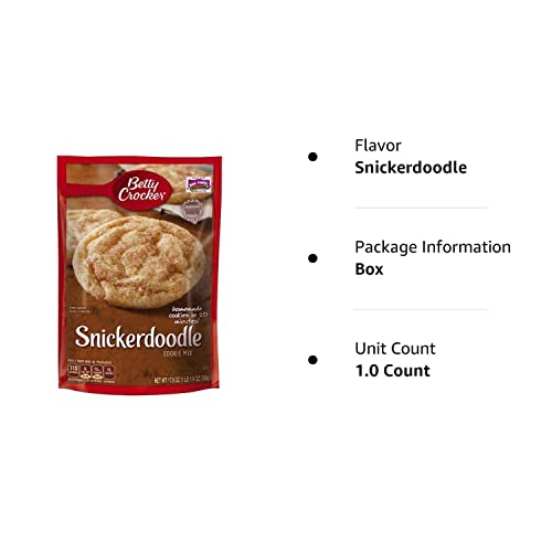 Betty Crocker Snickerdoodle Cookie Mix, 17.9 oz (pack of 6)