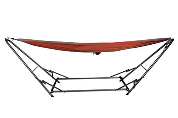 128" Portable Steel Hammock Stand, Grey Color