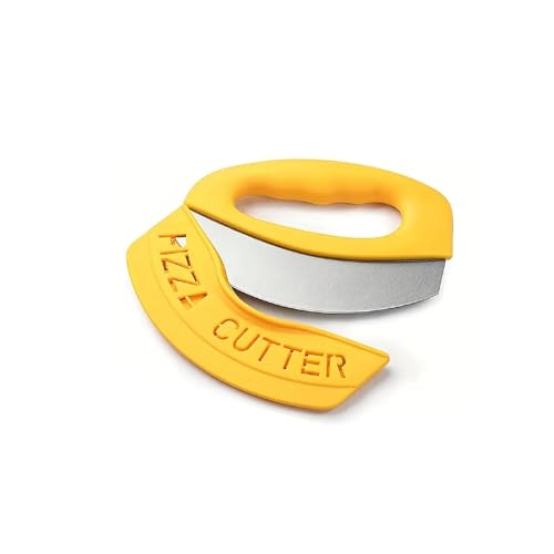 SEDLAV Pizza Cutter with Cover - Made of Durable Stainless Steel Finger Fitting Design, Multifunctional for Pizza, Pasta, Cheese - Dishwasher Safe Pizza Wheel, Slicer