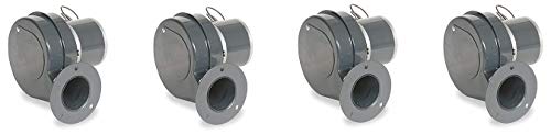 Dayton 1TDN7 Round Permanent Split Capacitor OEM Specialty Blower (4-(Pack))