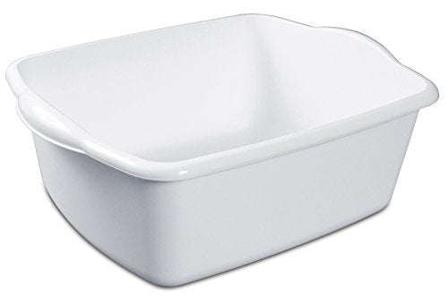 Sterilite 06578012 12 Quart White Dishpan