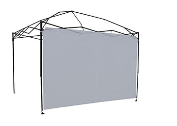 Ozark Trail Sun Wall / Shade Wall / Sidewall for 10 x 10' Straight Leg Gazebo / Canopy Tent, Light Gray (Sunwall Accessory Only. Gazebo Not Included.)