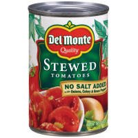 Del Monte No Salt Added Stewed Tomatoes with Onions, Celery & Green Peppers (Case of 12)