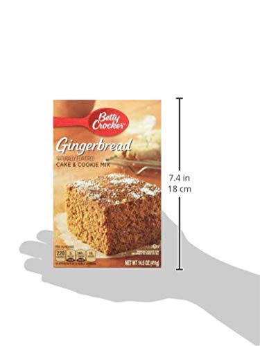 Betty Crocker, Gingerbread Cake & Cookie Mix, 14.5-Ounce Box (Pack of 4) - SET OF 4