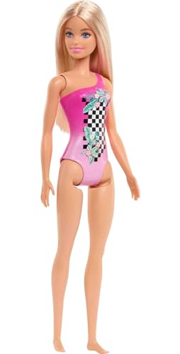 Barbie Beach Doll in Pink Swimsuit