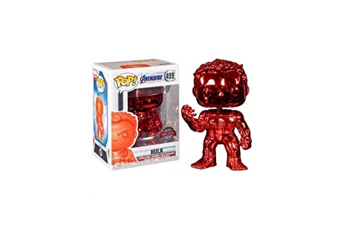 Funko Avengers Endgame POP! Marvel Hulk Exclusive Vinyl Figure #499 [Red Chrome]