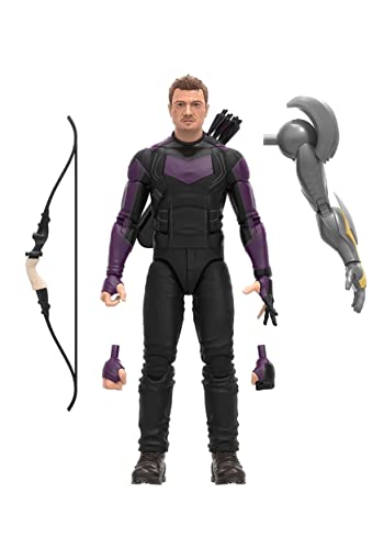 Marvel Legends Series MCU Disney Plus Marvel’s Hawkeye Action Figure 6-inch Collectible Toy, 4 Accessories and 1 Build-A-Figure Part