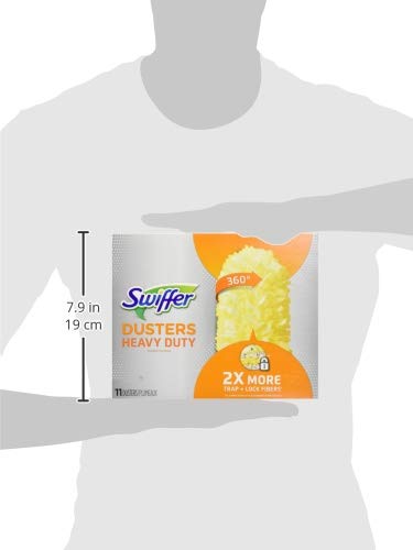 Swiffer 360 Dusters, Heavy Duty Refills, Ceiling Fan Duster, 11 Count