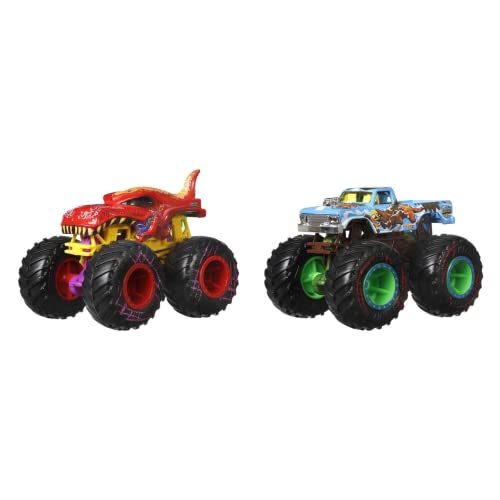 Hot Wheels - 1:64 Scale Monster Trucks Car Pack 2 Roarin' Rumble Mod Sdos, Multicolor (Mattel HCL67)
