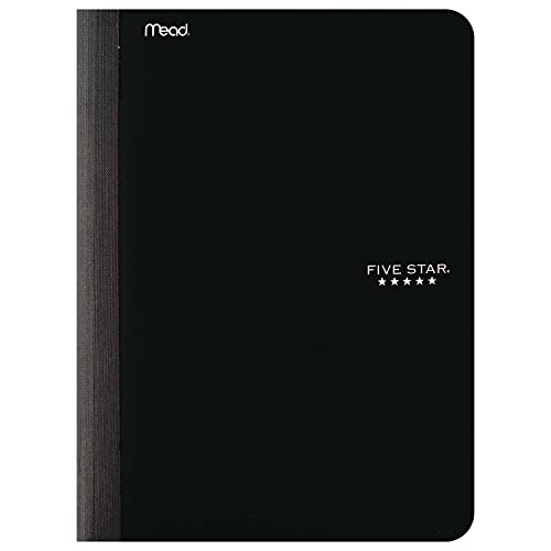 Five Star Composition Book/Notebook, Wide Ruled Paper, 100 Sheets, 9-3/4