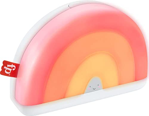 Fisher-Price Baby Sound Machine Soothe & Glow Rainbow with Lights Music and Volume Control for Newborns and Up