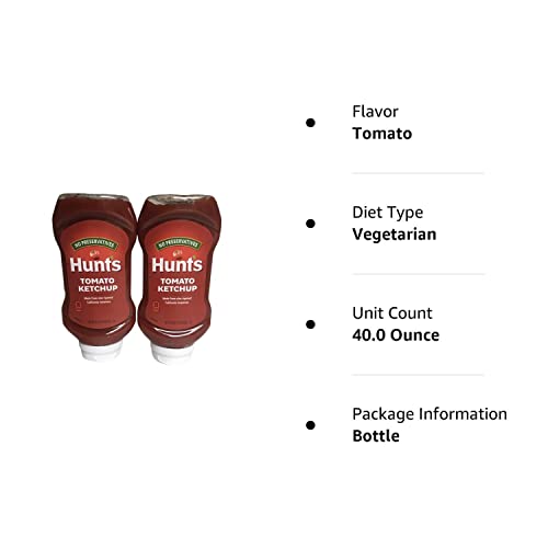Hunt's Tomato Ketchup 20 oz (2 Pack)