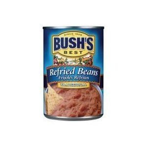 Bush's Best, Refried Beans, Traditional, 16oz Can (Pack of 6)