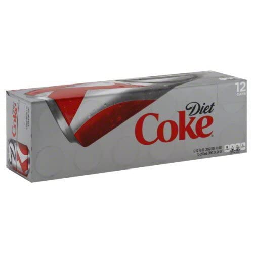 Coke Cola Diet, 12 Fl Oz 12 Cans - 2 packs by Diet Coke