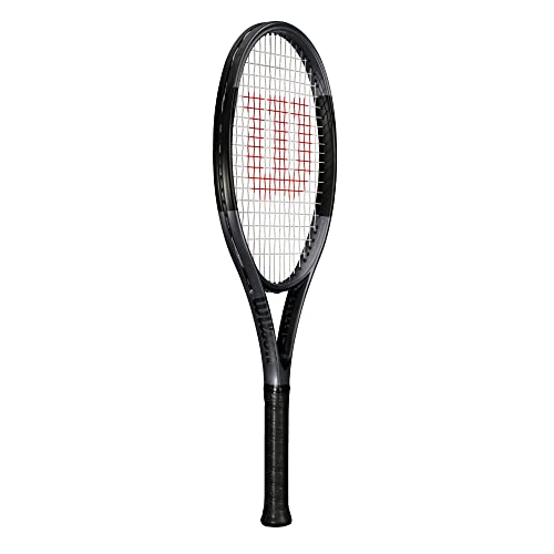 Wilson H2 Adult Recreational Tennis Racket - Grip Size 1-4 1/8, Grey/Black