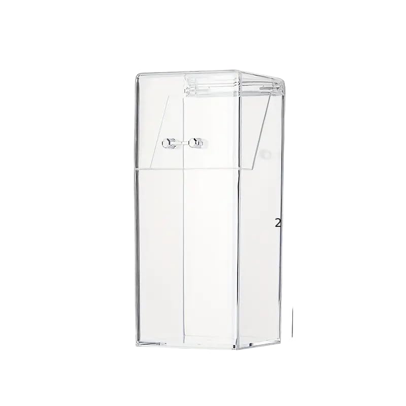 SEDLAV Dust-proof Pencil Box, Transparent Marker Pen Holder, Student Stationery Storage Case, Desktop Small Item Storage Shelf, Office Supplies Organizer Box, Organizer Supplies