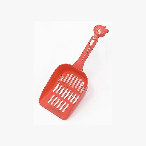 SEDLAV Cat Litter Scoop Shovel - Efficient Litter Sifter with Fine Hollowed-Out Grid & Non-Stick Coating, Light and Comfortable with User-Friendly Handle - Comes with Litter Scoop Holder and Caddy