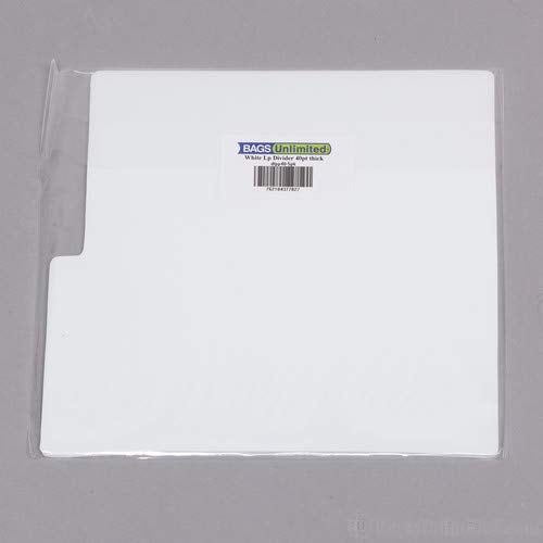 Bu DLPP405PK LP Dividers White 40 Gauge 5 Pack