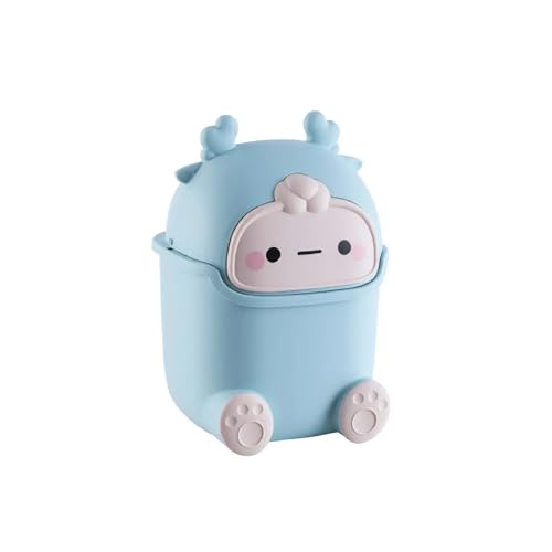 SEDLAV Mini Trash Can Desktop Rubbish Bin - 90 Clamshell & Disassembly Design, Made of Odor-Free High-Quality Plastic - Essential Apartment Item for Stable, Space-Efficient & Versatile Usage