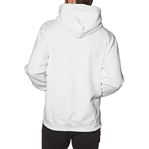 Tiyole Colby Brock 3 Casual Men's Hoodie Sweatshirt Fashion Hoodie Without Pocket for Sport Hiking Skating White XL