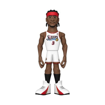 Funko Gold Vinyl: NBA Legends - Allen Iverson 76ers, 12 Inch Premium Vinyl Figure with Chase (Styles May Vary)