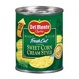 Del Monte Cream Corn, 8.5 oz, 12 pk