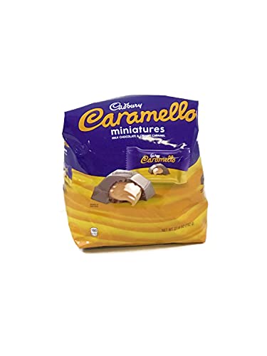 Cadbury Caramello Miniatures Milk Chocolate and Caramel Candy Bars