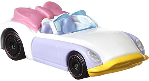 Hot Wheels Disney Character Cars, Set of 6 Classic Disney Characters as 1:64 Scale Toy Cars, Special Disney100 Collector’s Packaging, Gift for Kids and Collectors