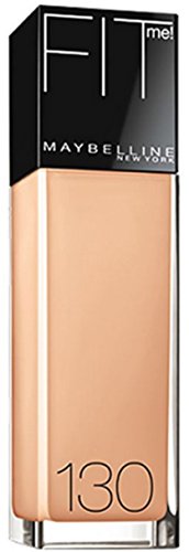 Maybelline New York Fit Me! Foundation, Buff Beige [130] 1 oz (Pack of 2)