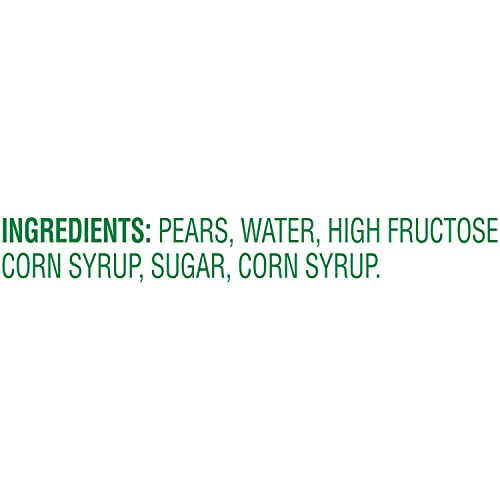 DEL MONTE Sliced Bartlett Pears in Heavy Syrup, Canned Fruit, 15.25 Ounce (Pack of 12)