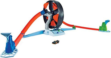 Hot Wheels Spinwheel Challenge Play Set for 5 Year Olds and Up, Multi