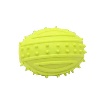 SEDLAV Dog Rugby Football - Premium Rubber Dog Toy for Teeth Cleaning, Chew Training - Durable Small Dog Chew Toy, Ideal Pet Toy for Small Dogs - Fun, Effective Teeth Cleaning Pet Toy