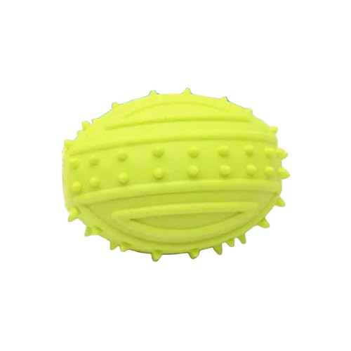 SEDLAV Dog Rugby Football - Premium Rubber Dog Toy for Teeth Cleaning, Chew Training - Durable Small Dog Chew Toy, Ideal Pet Toy for Small Dogs - Fun, Effective Teeth Cleaning Pet Toy