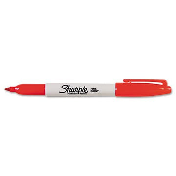 Sanford Sharpie Fine Point Permanent Red Ink Marker (30052), Sold individually