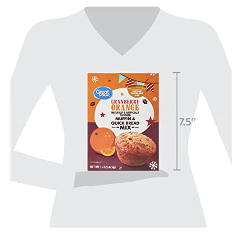 Cranberry Orange Muffin and Quick Bread Mix (pack of 2) Distributed & Packaged by Charitys Essentials