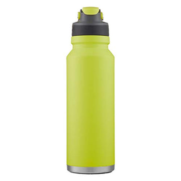 Coleman FreeFlow AUTOSEAL Insulated Stainless Steel Water Bottle, 24oz, Spider Mum