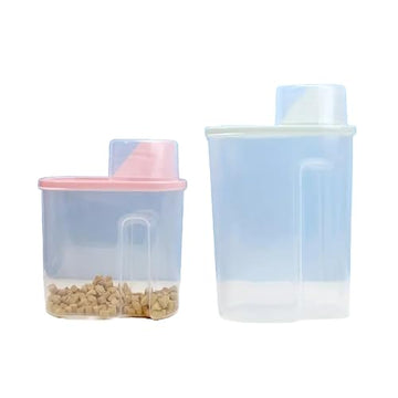 SEDLAV Cereal Container, Airtight Dry Food & Rice Storage, with 2L Capacity - Clear Design for Easy Visibility, Includes Measuring Cup & Pouring Spout, Safe BPA-Free Plastic