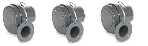 Dayton 1TDN7 Round Permanent Split Capacitor OEM Specialty Blower (3-(Pack))