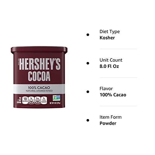 HERSHEY BAKING COCOA, 3 pack