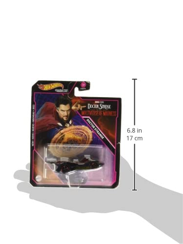Hot Wheels Character Cars Marvel Dr. Strange Toy Vehicle for Ages 3 and Up