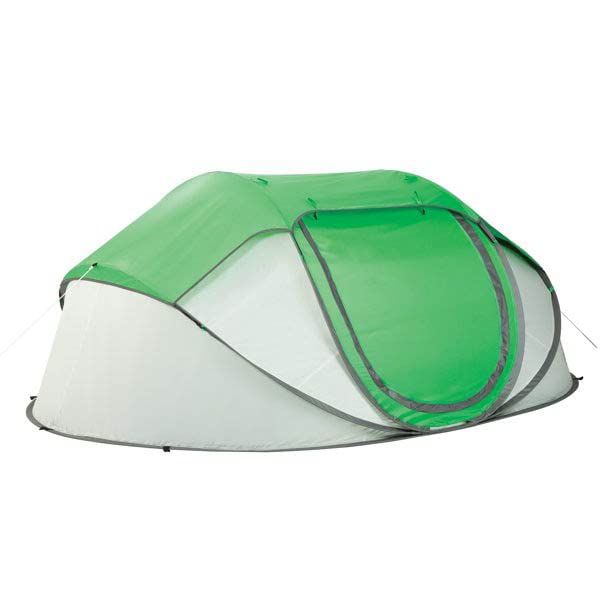 4-Person Instant Pop-Up Tent 1 Room, Green