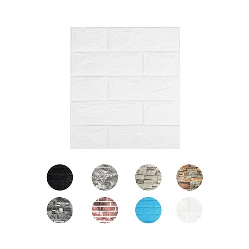 SEDLAV 3D Stereo Wall Sticker Faux Wall Panels - Premium, Durable, Anti-Collision, Self-Adhesive, Easy to Install Wallpaper Designs - Brick Pattern, Cut & Paste for Wide Design Creation