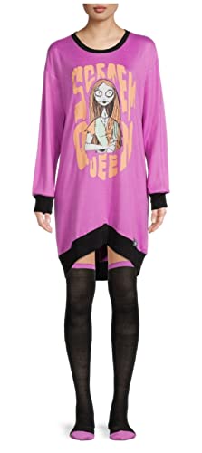 Nightmare Before Christmas Scream Queen Orchid Sleepshirt w/ Socks (2X)